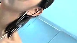 Close up teen foot worship