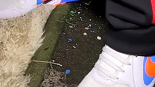 Hot Blonde Teen Tamara Grace Wanks and Sucks off a Bunch of Horny Perverted Doggers Onto Her Tits