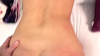 Mexicana blowjob with her big boobs