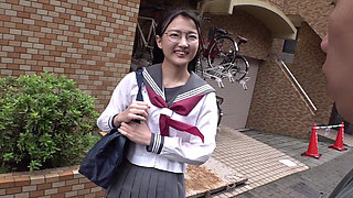 Pure and Innocent, Black Hair, School Girl Outfit, Beautiful Girl, Creampie -7