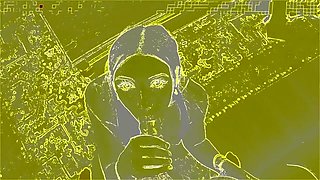 Trip into wild psychedelic passion with a daring backdoor guest