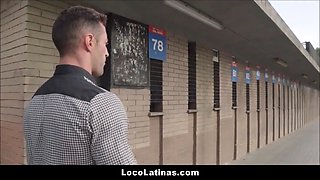 Hot spanish mexican teenie banged by pro athlete