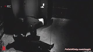 Bank robber is tied and pounded