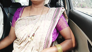 Telugu Stepmom Log Drive with Stepson Gor Sex Telugu Dirty Talks.