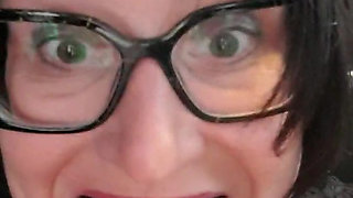 Julie is caught spraying in a public parking lot