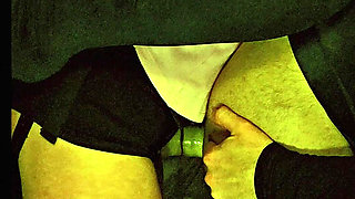 Femdom Wife Pegging Husband with Big Dildo and Very Deep