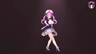 Aqua - Sexy Dance Flashing Tits (3D HENTAI)