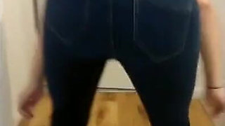 Jeans and pantyhose wetting compilation