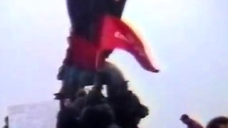 French Amateur Anal on the Stairs with a Cum Finish