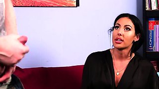 Nasty voyeur bae teasing lucky wanker