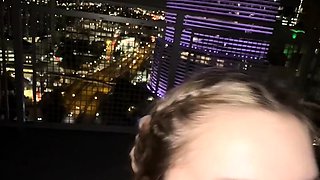 Izzy Swallows BG Balcony Fuck