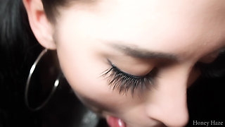 Gorgeous Stepsister Blows Me Hard. Honey Haze