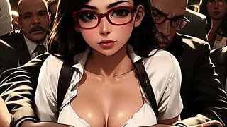 Schoolgirls Get Piped Down In A Mosh Pit