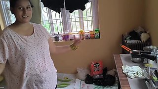 Indian Puja Bhabhi Having Sex In Flithy Kitchen Hardcore In Doggy Position - fat ass exotic bitch