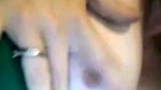 British Amateur Flashes Nipples on Webcam