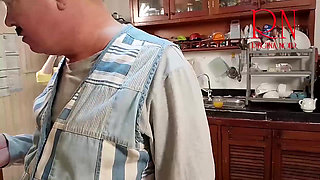 MORNING CHAOS IN KITCHEN. COMEDY NSFW STORY 284 s3