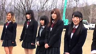 Cute Japanese teen Gives a Tedious Handjob