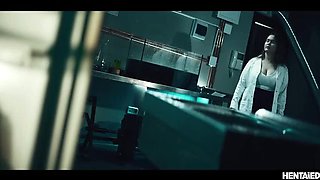 Asian Hentai Futanari Monster Fucks BBW - Creampie & Cum in Mouth