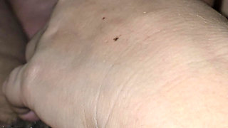 Step Mom Controls Step Son Cock without Moaning and handjob his big erection