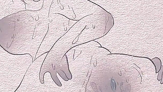 Animation on Paper- Pens and Pencils Hentai Anime: Hunter X Hunter Menchi Cartoon Porn 2D Sex