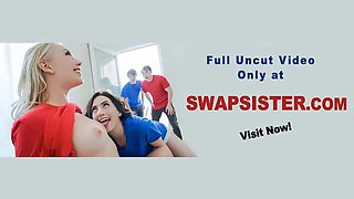 Nasty Step Sister Swap - Secret Easter Hookup with Nurse & Patient in Clinic