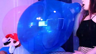 Cute curly brunette solo webcam masturbation