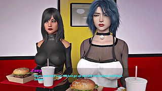 3D animated scenes with big naturals and adult gameplay featuring stepmom and teen action