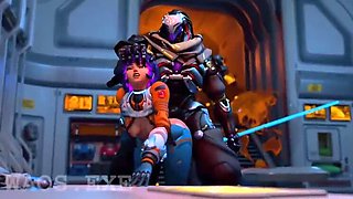 Hot Overwatch 2 Juno Anal Compilation - Futanari HMV Animation