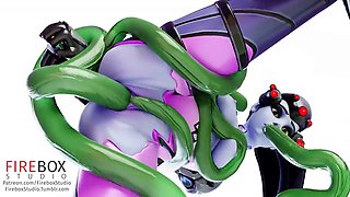 Compilation, 3d animation, girling