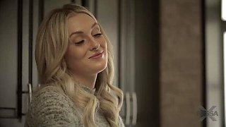 Blonde Charlotte Sins Gets Wild - Footjob, Deepthroat & Cumshot