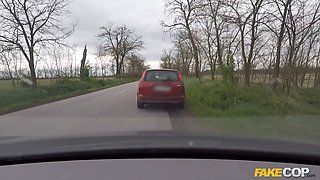 Cop Cum Twice thanks to her narrow Wet Pussy - fake cop