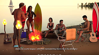 Dominos Beach 5 Sfw Walkthrough: Jhon Meets Rebels Gang New Friends & Beach Alliance Tease