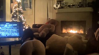 Bubbly butt teen pussy and ass rub hidden cam fucking