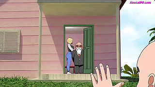 From Training to Temptation: Android 18 & Master Roshi Have Hardcore Sex  ( Parody XXX )