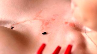 Wild blonde teen LIBRARY deep toying pussy on webcam