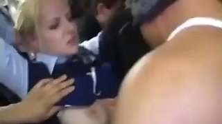 European bus gang band ft. Anita Blue: Big Ass, Blowjob  Anal Porn