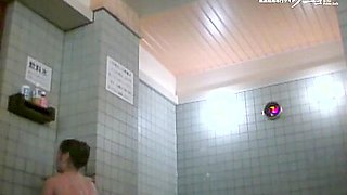 Asian Girl Has Bared Off Her Tan Lined Body In The Shower