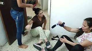 Game Loser Is Given the Full Treatment by Step-mom and Step-sister