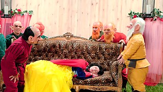 Snow White gets fucked by the seven dwarfs