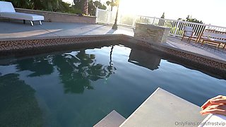 Poolside Sunset Fuck Hot Video