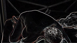 HAIR Pulling Doggystyle on a Neon Night
