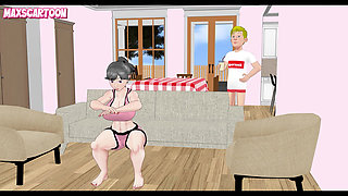 Stepbrother Ethan's banana smoothie