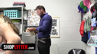 The Backroom Interrogation Of Teen Shoplifters Sia Lust and Natalie Brooks