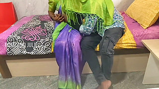 Step mom and step son having a sex front of step dad