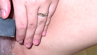 Creampie Collection! Cleaning Tight Pussy Close up. POV