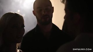 Hot Couple's Date Night Interrupted by Neighbors for Steamy Foursome - Sam Bourne, Antonia Sainz, Lovita Fate, Adam Costa in Passionate Sex