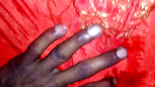 A Boy Masturbated In A Woman Red Saree In Village Chauri