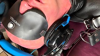 Amateur fetish BDSM action with redhead