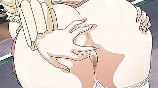 Brilliant side piece's hentai video