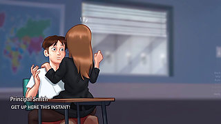 Sneaky Link with My French Teacher (Summertime Saga Gameplay)